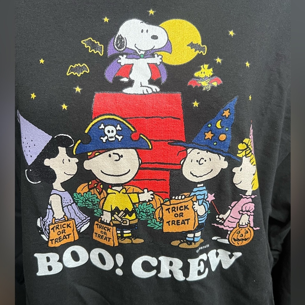Peanuts Halloween Long Sleeve Graphic T-shirt